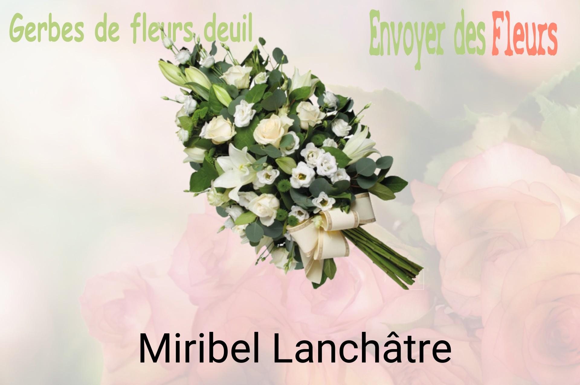 Gerbe de fleurs de deuil livrée à Miribel-Lanchâtre